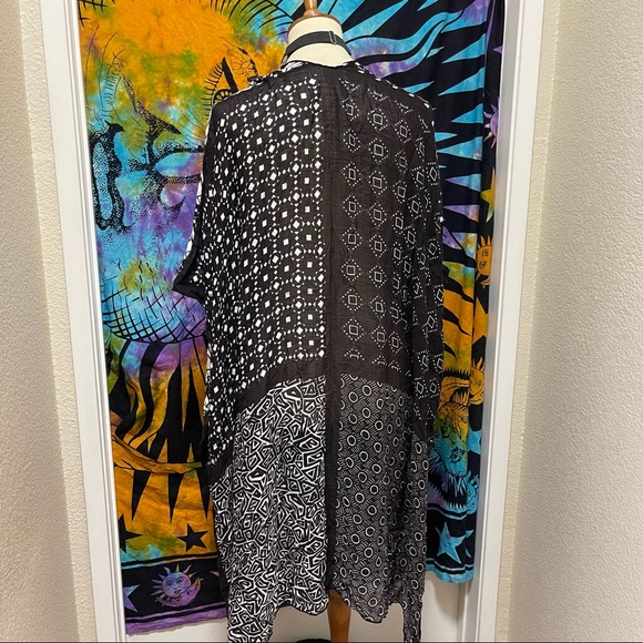 🌈 Lovely artistic shape kimono cardigan - Picture 6 of 11